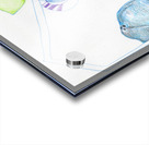 Guitar with Chair and Music Books Acrylic print