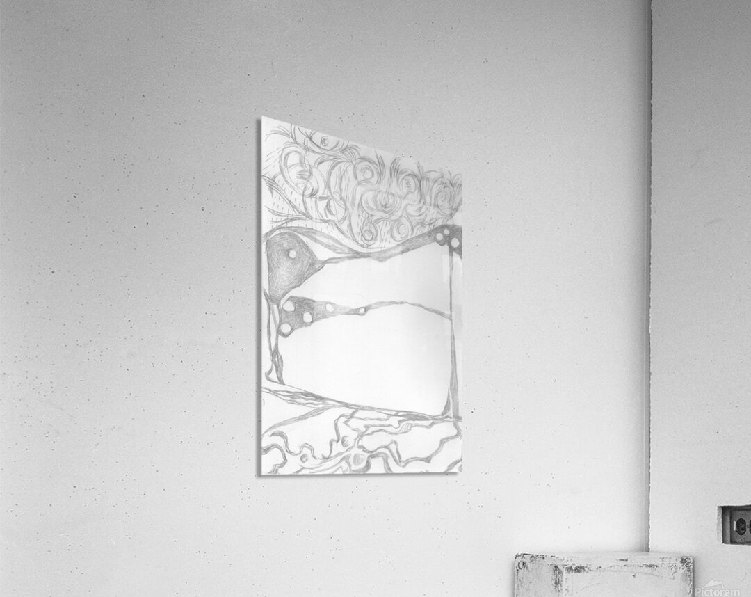 Dreamscapes - Silverpoint - Above and Below Acrylic Print