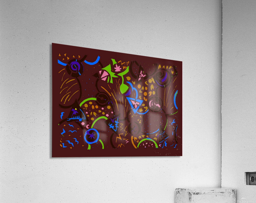 Ka-Boom in Deep and Warm Acrylic Print