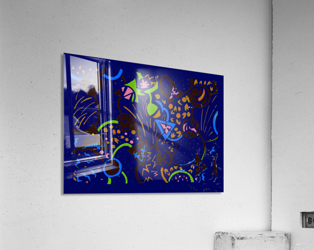 Ka-Boom Blues Acrylic Print