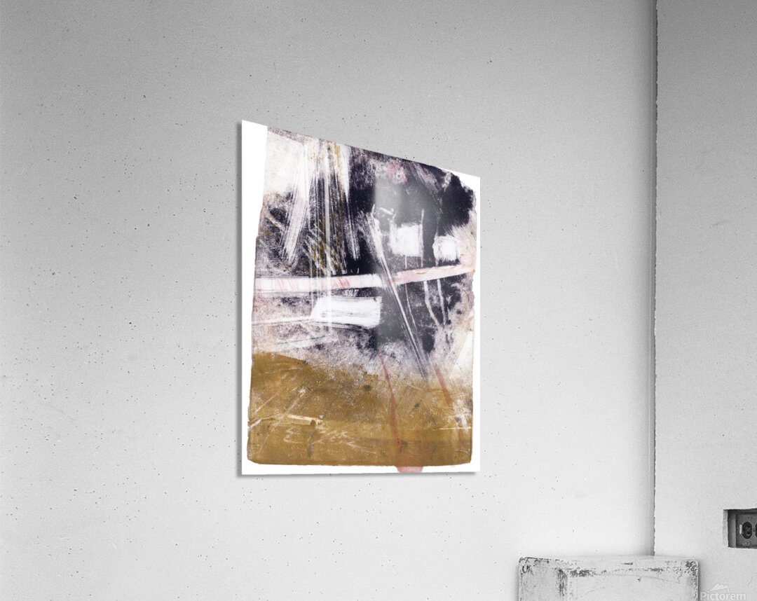 Wanderers Series On the Edge Monotype 300d 16x10. Acrylic Print