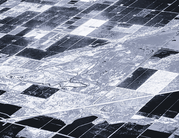 Air View Landscape Print