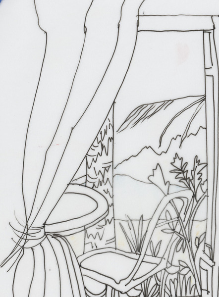 Kauai View in Colored Pencil Print