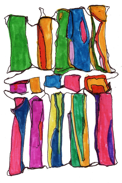 Pillars of Color  Print