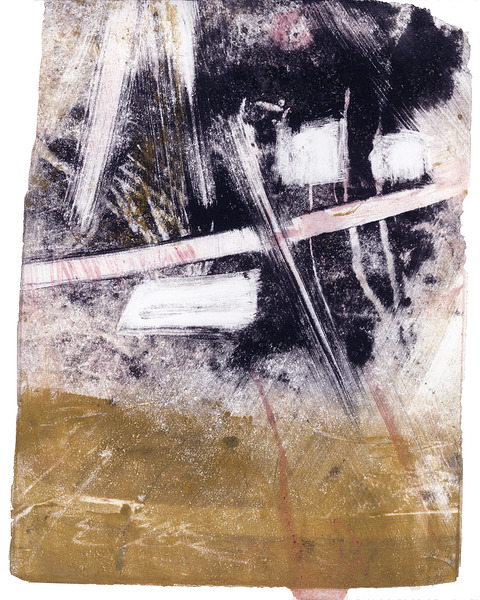 Wanderers Series On the Edge Monotype 300d 16x10. Print