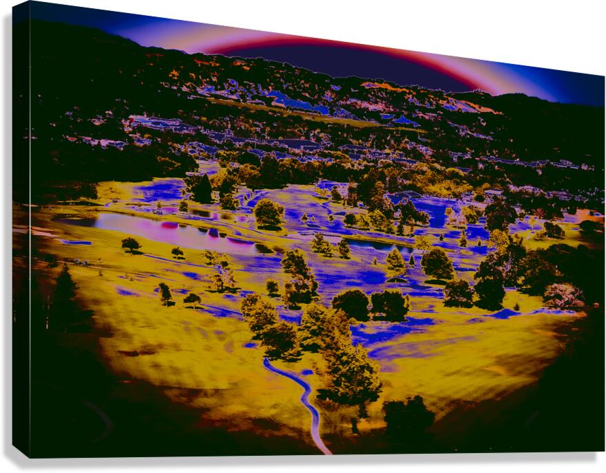 Air over Earth - three Canvas Print