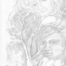 Dreamscapes - Silverpoint - Living in Trees
