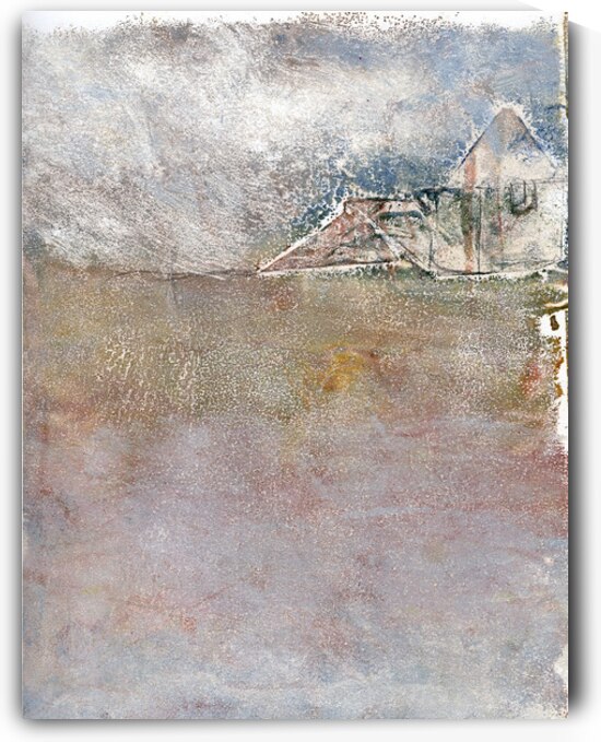 House in Fog by Barbara Jacobs