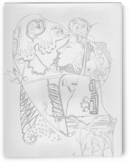 Dreamscapes - Silverpoint 3 by Barbara Jacobs