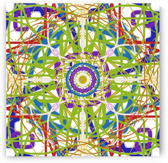 Square Mandala by Barbara Jacobs