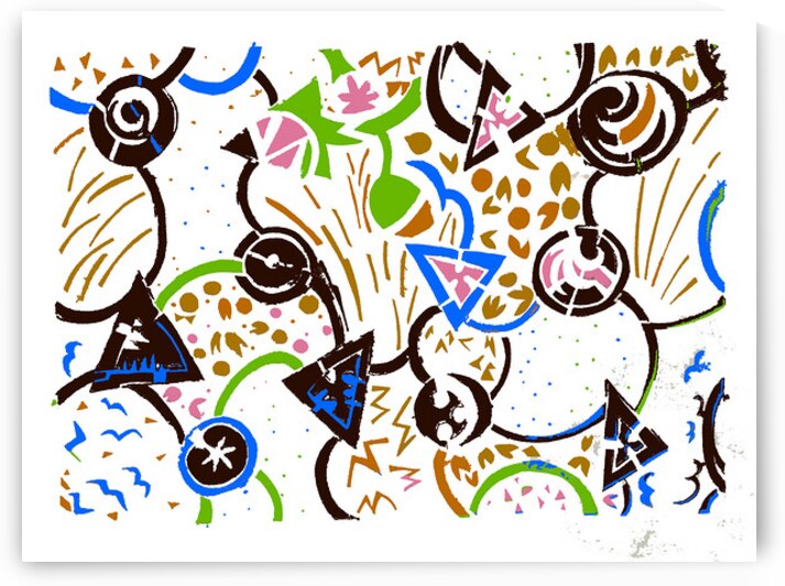 Ka-Boom in White by Barbara Jacobs