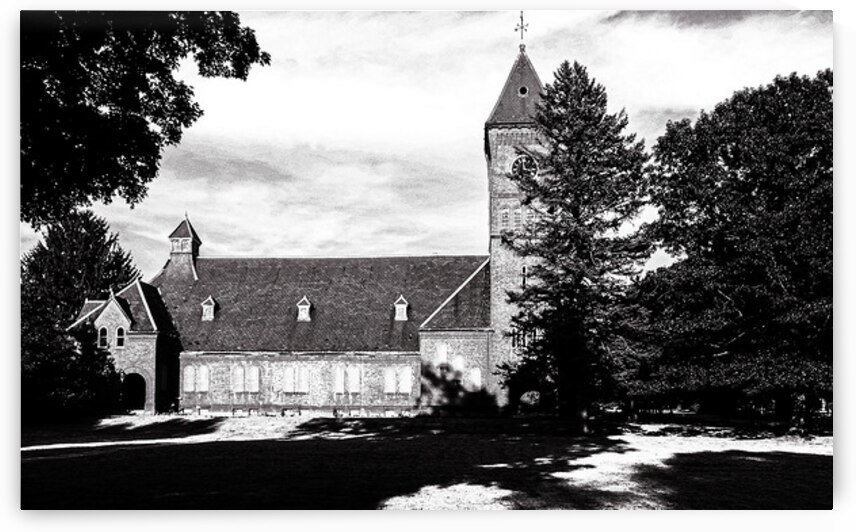 Historic Hospital in Black and White by Barbara Jacobs