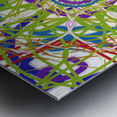 Square Mandala Metal print