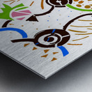 Ka-Boom in White Metal print