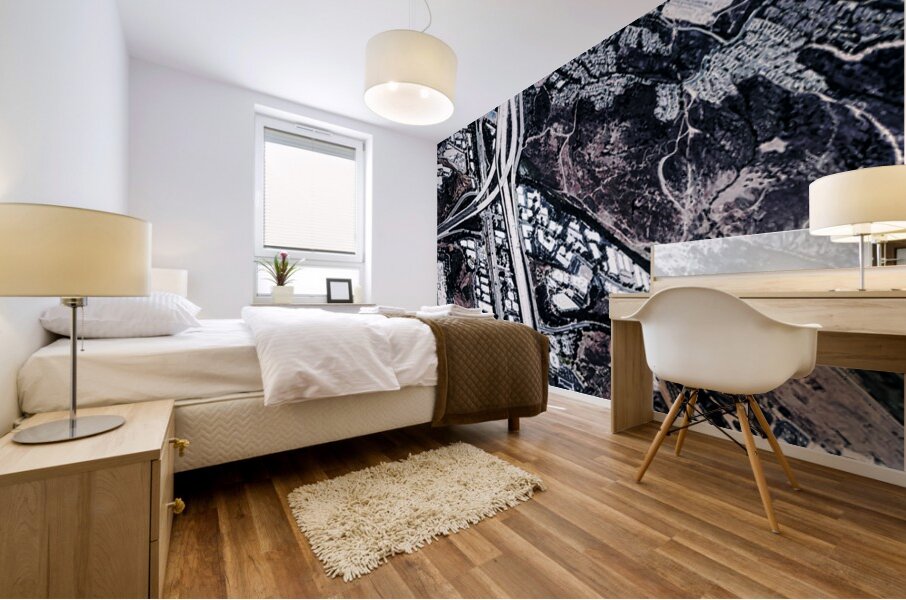 Air over Earth - two Mural print