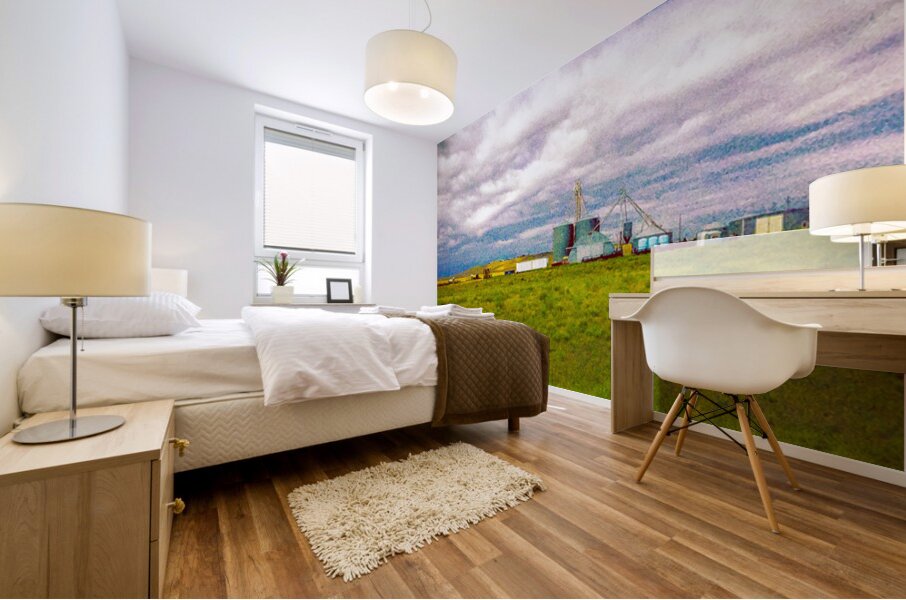 Faraway Factory  Mural print