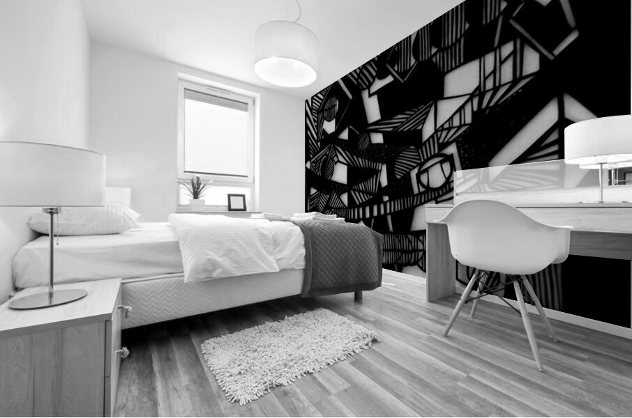 Round Architecture  Mural print