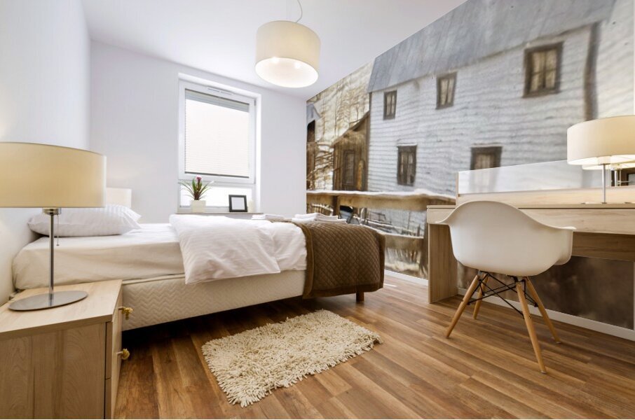 Historic House from 1800s  Mural print