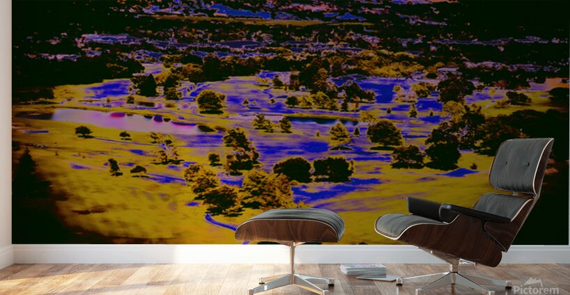 Air over Earth - three Wall Murals