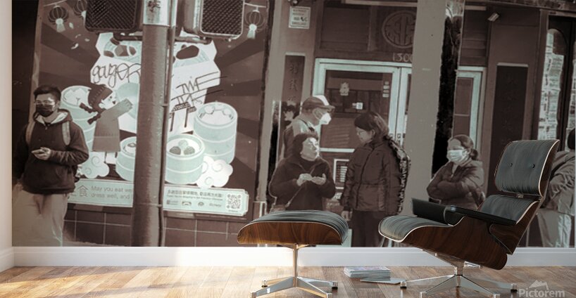 On the Corner - Chinatown SF  Wall Murals