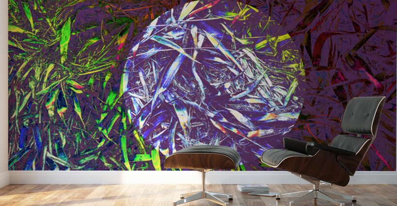 Grasses in layers Wall Murals