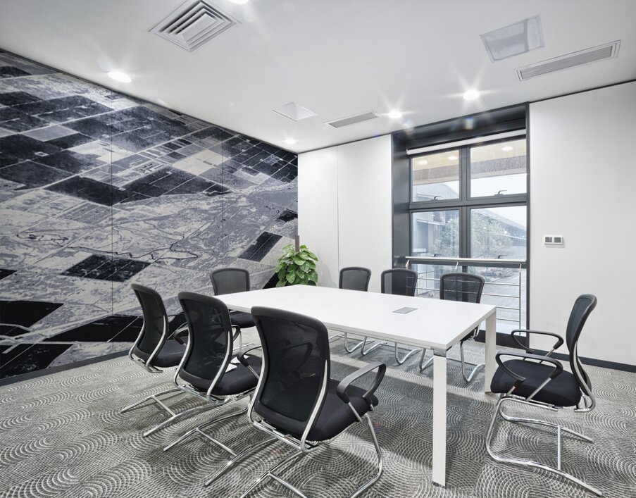 Air View Landscape Wall Printing