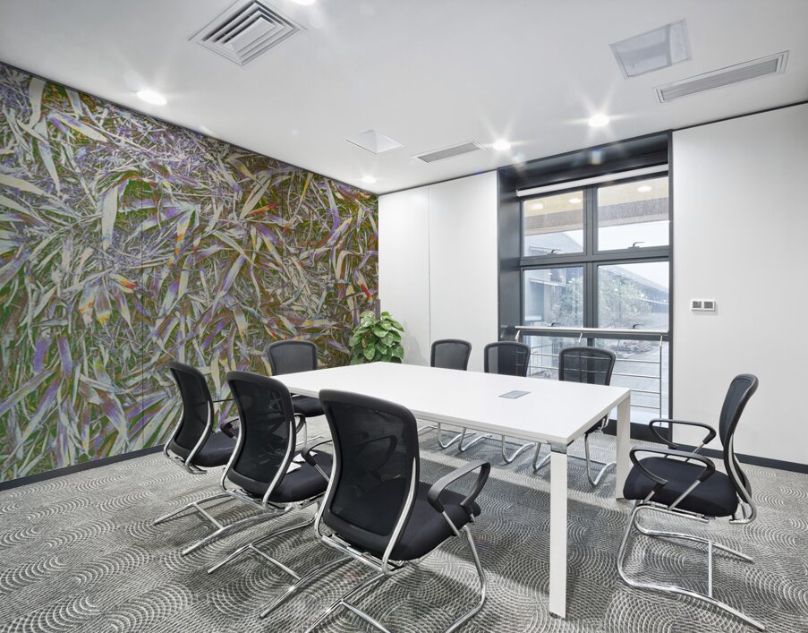 Many Grasses  Wall Printing