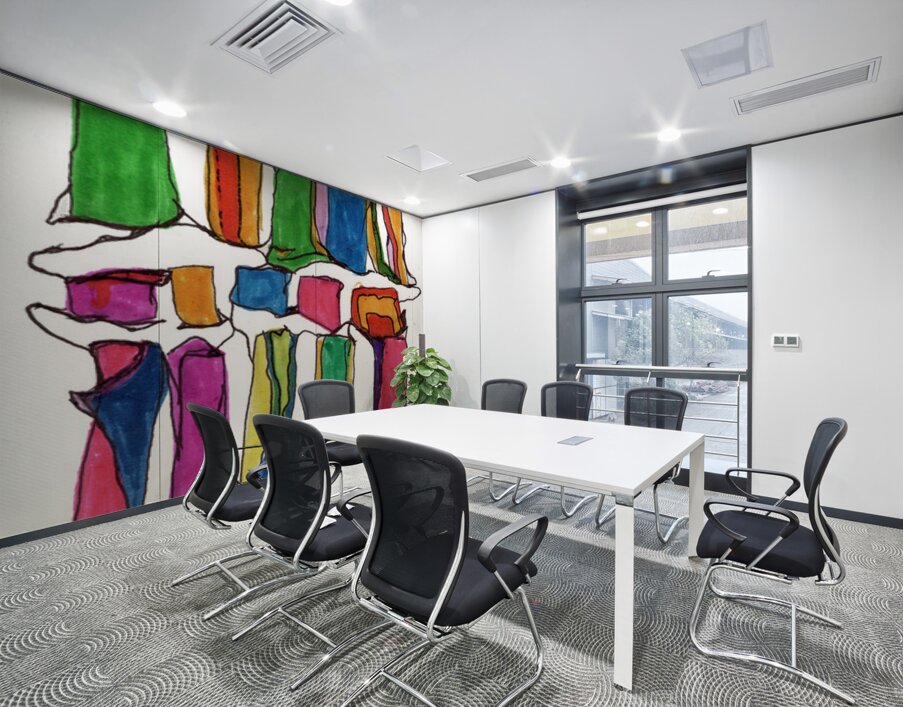 Pillars of Color  Wall Printing