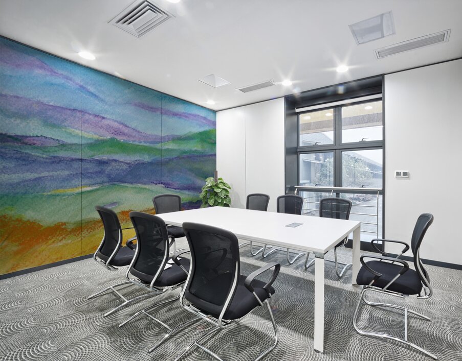 Horizons in Time Wall Printing