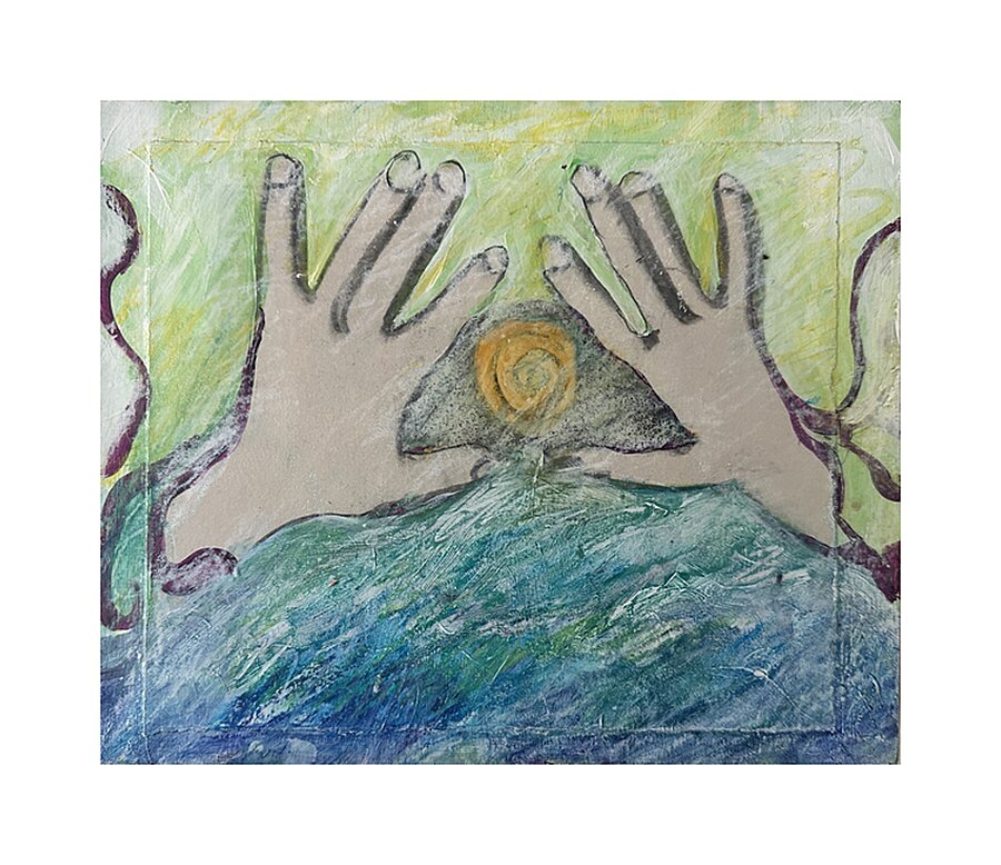 Into the Sun  Picture Frame print