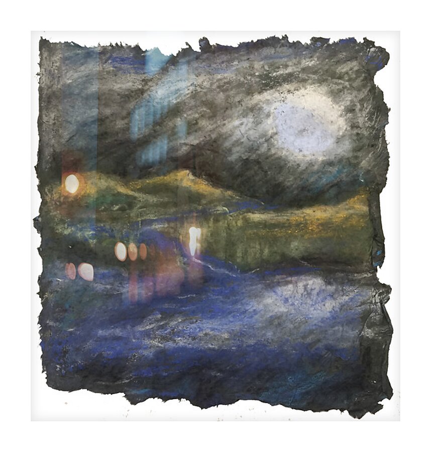 Where Night Meets Day Picture Frame print