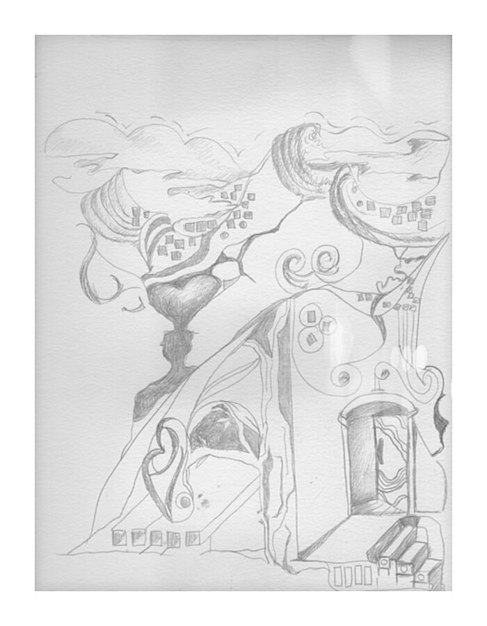 Dreamscapes - Silverpoint 5 Picture Frame print