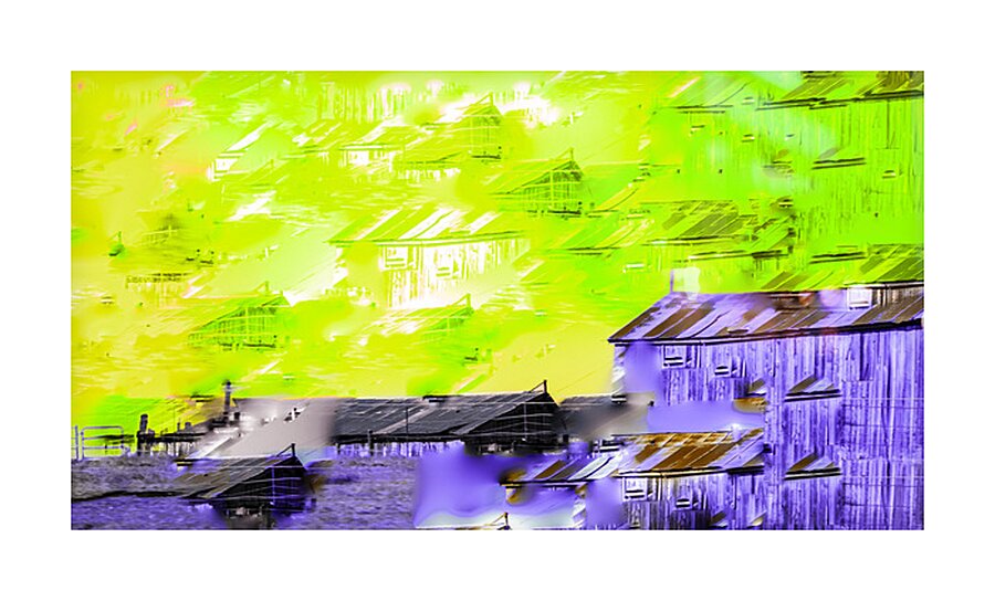 Just Blinking  Picture Frame Printing