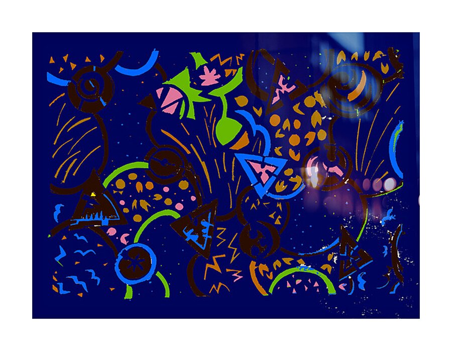 Ka-Boom Blues Picture Frame Printing