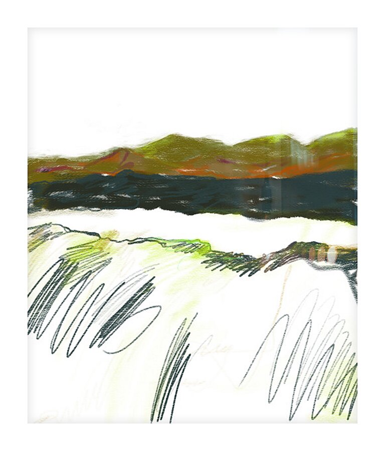 Laguna Marsh View In Motion Picture Frame print