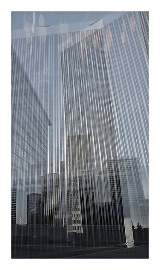 LA Composite Picture Frame print