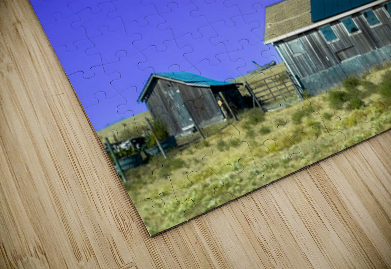 Blue Roof Shed  Barbara Jacobs Puzzle