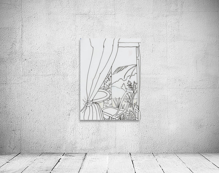 Kauai View in Colored Pencil Wall Preview