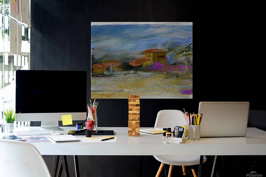 Afternoon at White Oak Winery Reproduction