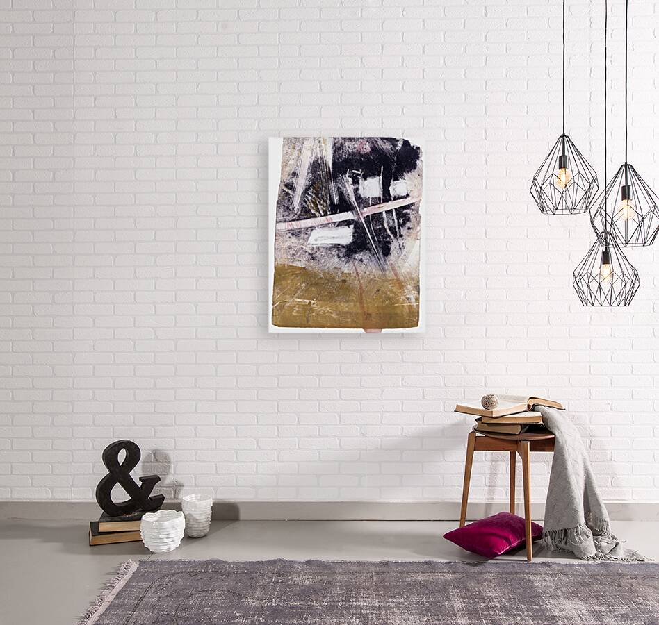 Wanderers Series On the Edge Monotype 300d 16x10. Reproduction