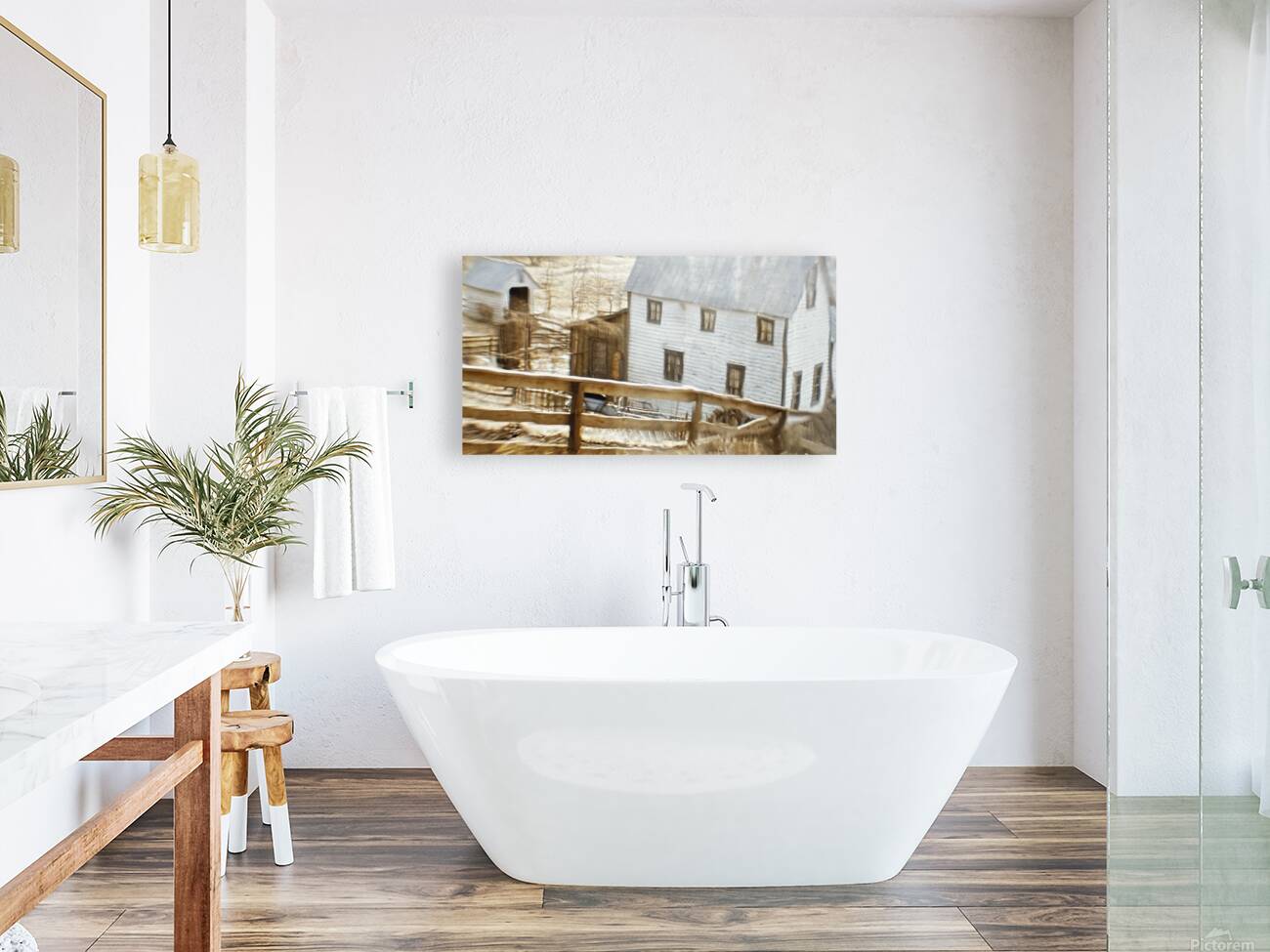 Historic House from 1800s  Reproduction