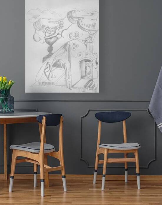 Dreamscapes - Silverpoint 5 by Barbara Jacobs