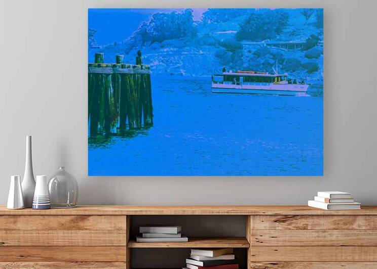 A Bird and a Boat on the Bay by Barbara Jacobs