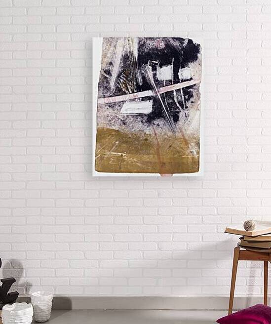 Wanderers Series On the Edge Monotype 300d 16x10. by Barbara Jacobs