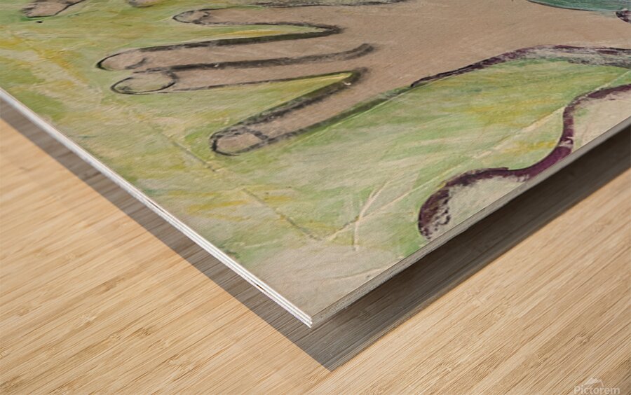 Into the Sun  Wood print