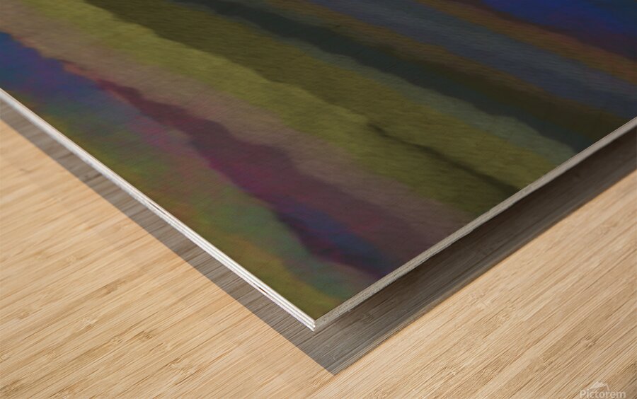 Blended Horizon Wood print