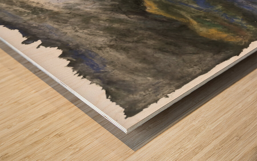 Where Night Meets Day Wood print