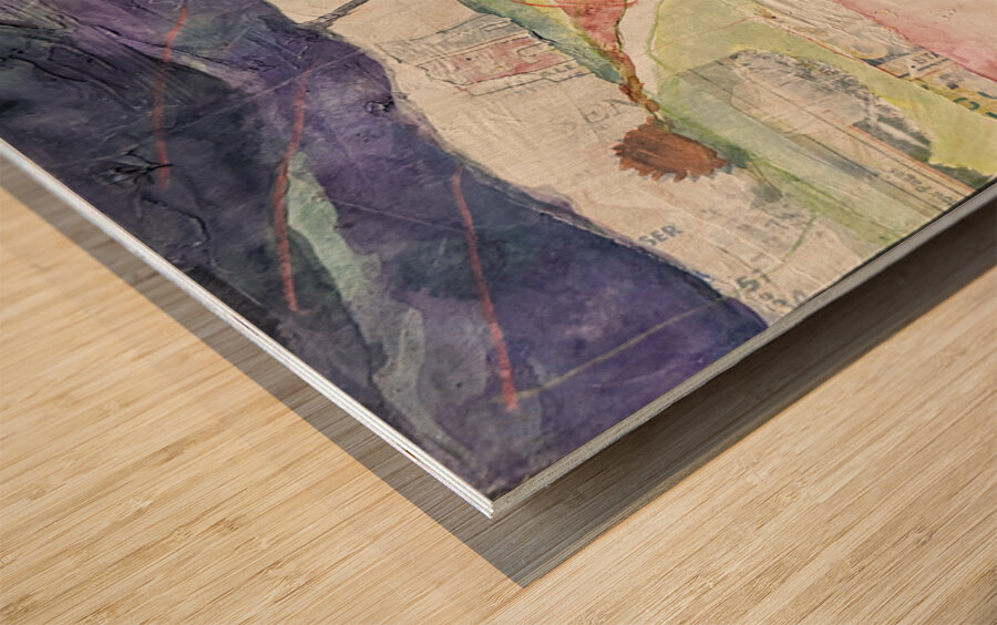 Distant Dreams By Moonlight Wood print