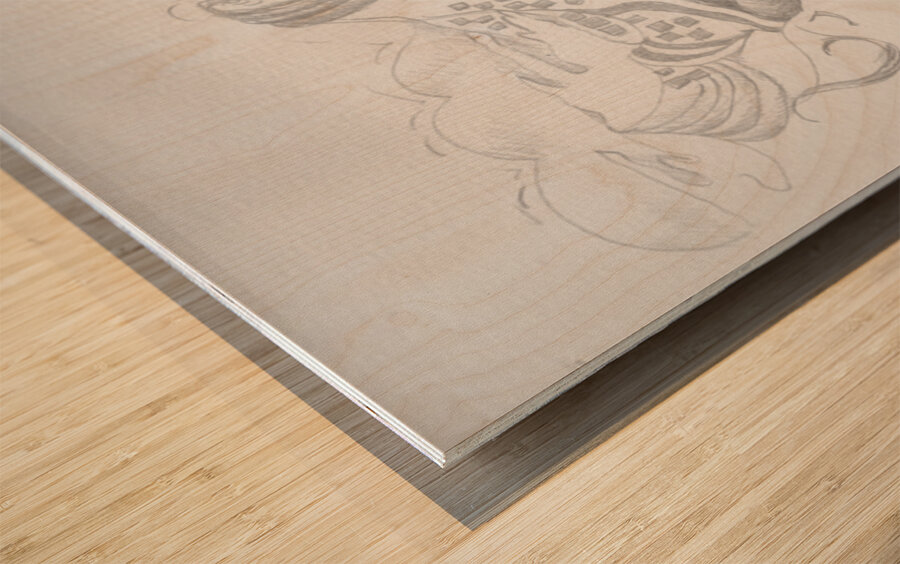 Dreamscapes - Silverpoint 5 Wood print