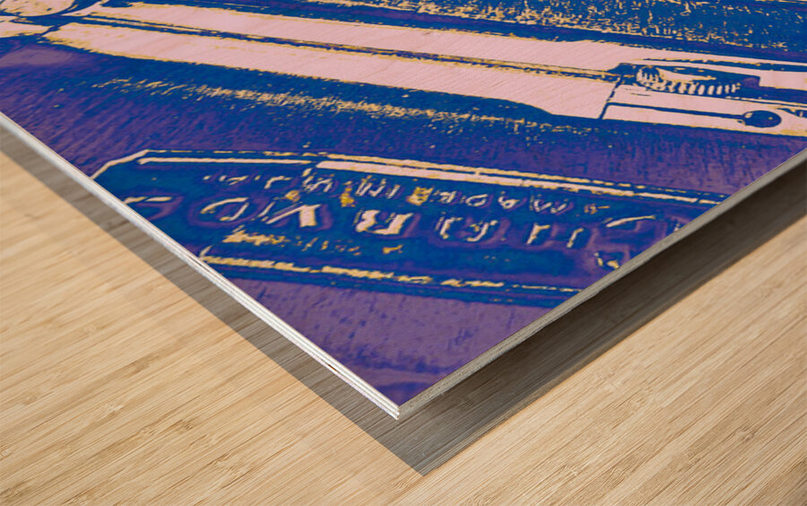 Drafting Vintage  Wood print